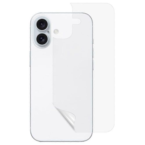 Pour Iphone 16 Pet Phone Back Protector Nano Hd Film De Protection Arrière Anti-Explosion Transparent