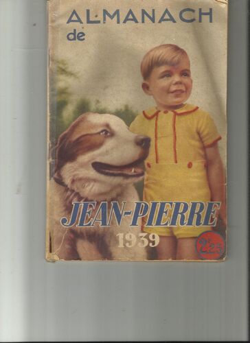 Almanach Jean Pierre 1939