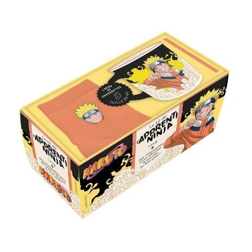 Le Kit De L'apprenti Ninja Naruto - Coffret Avec 1 Paire De Chaussettes Et 1 Joli Mug
