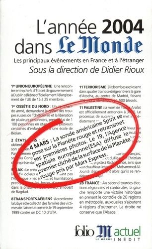 L'année 2004 Dans Le Monde - Les Principaux Événements En France Et À L'étranger