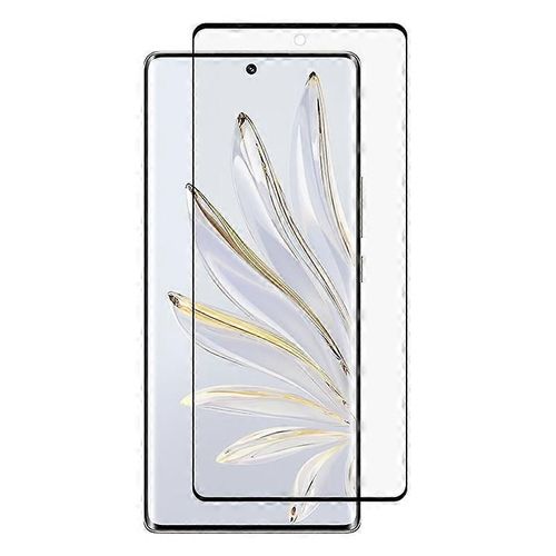 Pour Honor 70 5g Protecteur D¿Écran Complet 3d Verre Trempé Incurvé Hd Clear Side Glue Phone Screen Film
