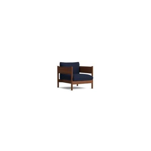 Hay - Fauteuil Arbour Club - Vidar 554 - Noyer, Huilé Et Ciré - Bleu