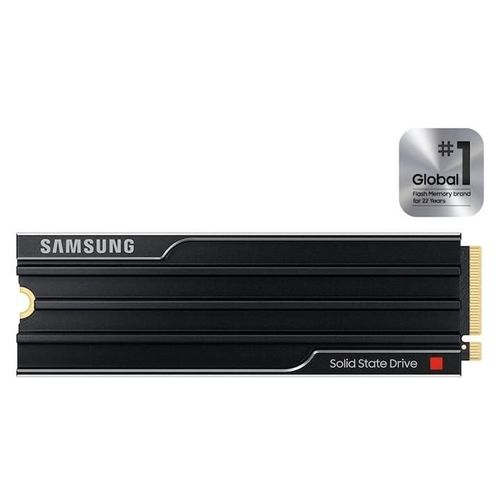 Samsung 9100 PRO MZ-VAP8T0 - SSD - chiffré - 8 To - interne - M.2 2280 - PCI Express 5.0 x4 (NVMe) - AES 256 bits - TCG Opal Encryption 2.0 - dissipateur de chaleur intégré - noir