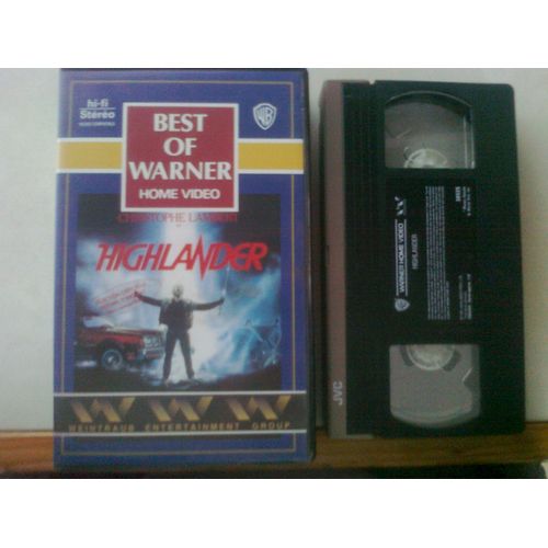 Cassette Vidéo Vhs - Highlander - Christophe Lambert