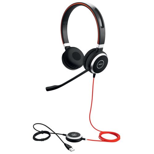 Jabra Evolve 40 UC stereo - Micro-casque - sur-oreille - filaire - jack 3,5mm