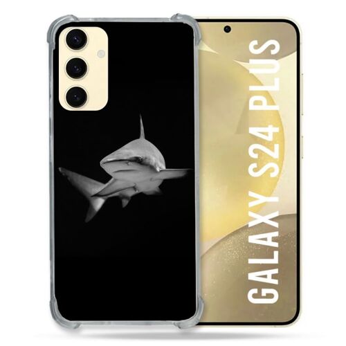 Coque Renforcée Pour Samsung Galaxy S24 Plus Animal Requin Sombre