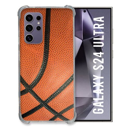 Coque Renforcée Pour Samsung Galaxy S24 Ultra Sport Ballon Basket