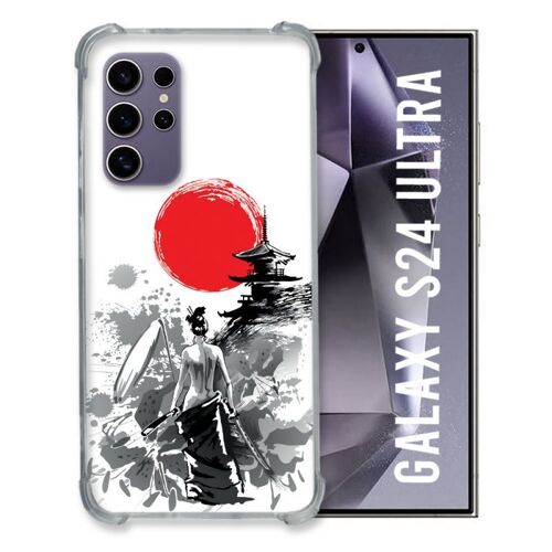 Coque Renforcée Pour Samsung Galaxy S24 Ultra Voyage Japon Femme