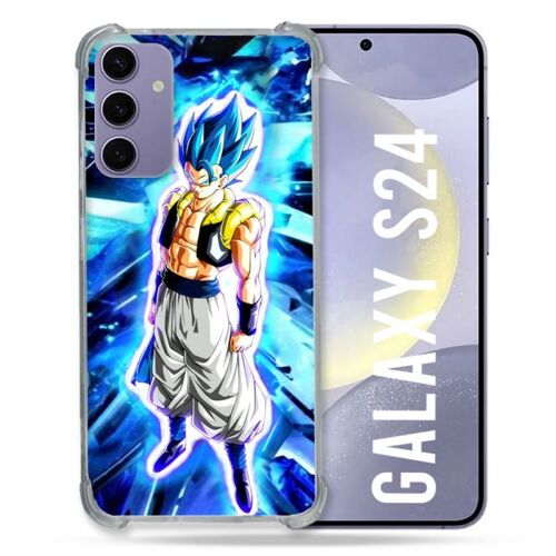 Coque Renforcée Pour Samsung Galaxy S24 Manga Dragon Ball Gogeta Lumiere