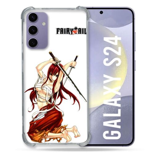 Coque Renforcée Pour Samsung Galaxy S24 Manga Fairy Tail Erza