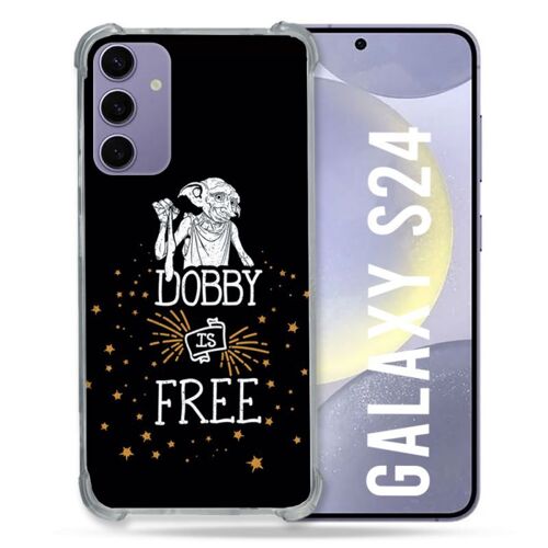 Coque Renforcée Pour Samsung Galaxy S24 Harry Potter Dobby Free Noir