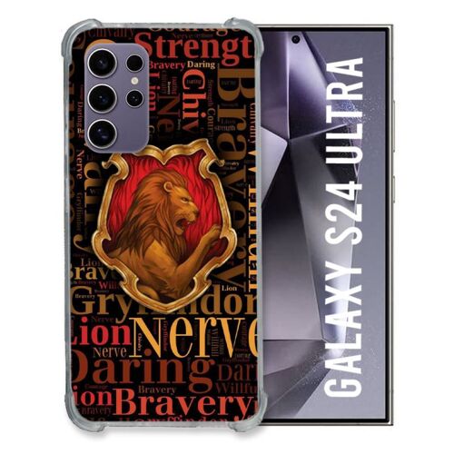 Coque Renforcée Compatible Magsafe Pour Samsung Galaxy S24 Ultra Harry Potter Griffondor