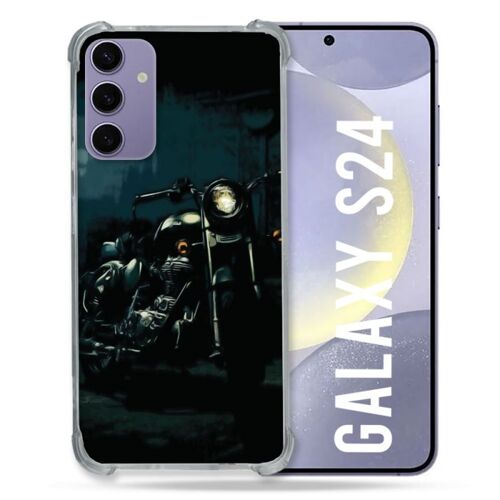 Coque Renforcée Pour Samsung Galaxy S24 Moto Harley Vintage