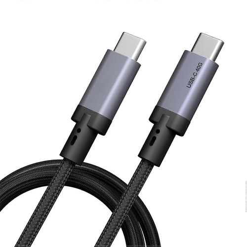 Câble USB4 USB-C vers USB-C de 1,5 m Charge rapide 240W Transfert de données 40Gbps Cordon Type-C 8K 60Hz