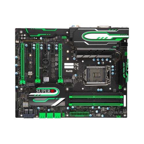 SUPERMICRO C7Z270-CG LGA 1151 Intel Z270 HDMI SATA 6 Gb/s USB 3.1 ATX Cartes meres - Intel