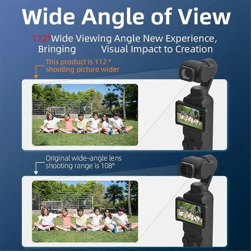 Pour 3 Objectif Grand Angle Élargissement Lentille Filtre Externe Angle De Vision Élargi Accessoires