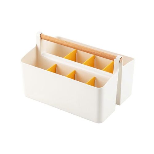Organisateur de bureau Multifonctionnel Transporter Divisé Bureau Rangement Fourre-tout En Plastique Crayon Stylo Porte-Stylo Stationnaire Organisateur