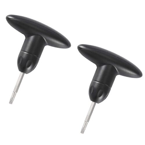 2pcs Poignée En Plastique Golf Réglage Clé Outil Golf Driver Club Arbres Adaptateur Clé, Noir