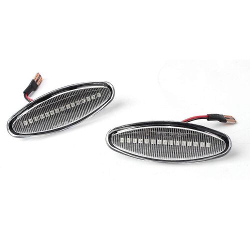 Feu De Position Latéral Dynamique À Led Répétiteur Clignotant Pour Xj8 Xjr 1997-2005 Xjx350 S-Type Transparent
