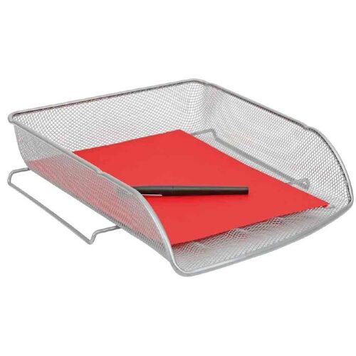 Alba Corbeille ¿ Courrier 'meshfra' A4 Fil Métal Gris Argent