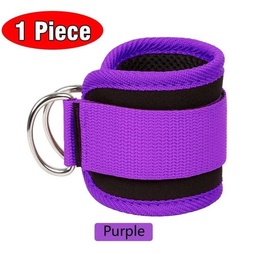 Sangles De Cheville De Fitness,Bandes De Résistance,Machines À Câbles D'entraînement,Équipement De Gymnastique,Yoga,Jambe,Hanche,Cuisse,Squat,Extensions De Sécurité-Jh-Purple 1pc-