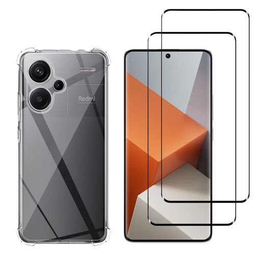Coque antichoc pour Xiaomi Redmi Note 13 PRO PLUS 5G / Redmi Note 13 PRO+ 5G et 2 Verres Trempé Film Protection Ecran Phonillico®