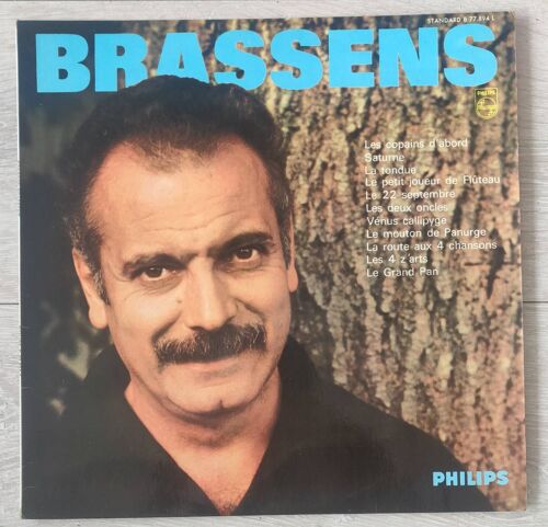 Georges Brassens - Brassens - Vinyl Lp Mono France 1964 Chanson Française.