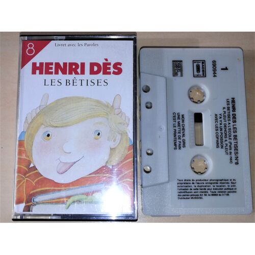 Henri Des - Les Bêtises Livret Avec Paroles 690944