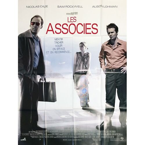 Les Associés (Matchstick Men) - Véritable Affiche De Cinéma Pliée - Format 120x160  Cm - De Ridley Scott Avec Nicolas Cage, Sam Rockwell, Alison Lohman , Bruce Mcgill, Bruce Altman -  2003
