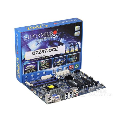 SUPERMICRO C7Z87-OCE LGA 1150 Intel Z87 HDMI SATA 6 Gb/s USB 3.0 ATX Carte Mere Intel