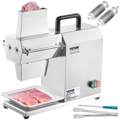 Attendrisseur De Viande - Vevor - Attendrisseur À Viande Commerciale Électrique En Inox 450 W Avec 54 Lames
