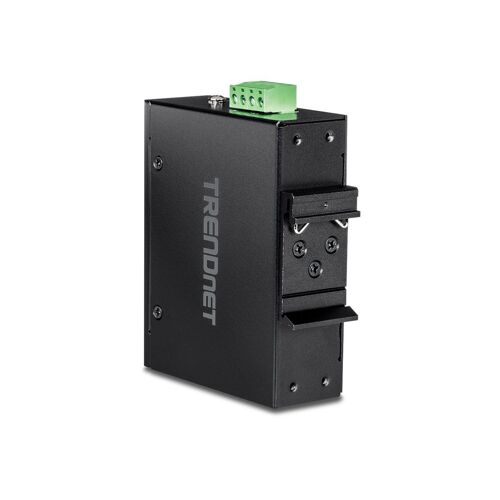TRENDnet TI-PF11SFP - Convertisseur de média à fibre optique - 1GbE - 10Base-T, 100Base-TX, 1000Base-T - RJ-45 / SFP (mini-GBIC) - jusqu'à 40 km - Conformité TAA