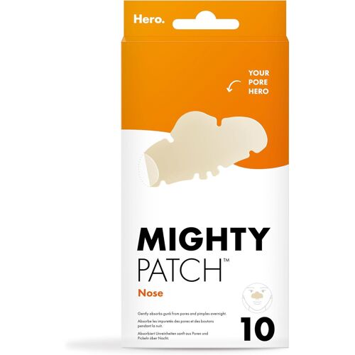 KALANKA-Hero Mighty Patch Nose: Patch anti-acné à l'Hydrocolloïde qui absorbe les impuretés des pores et des boutons sur le nez dès 6 heures, boîte de 10 patchs.