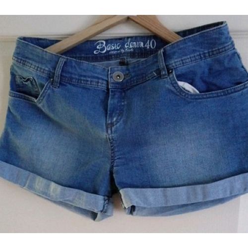 Short Coton Stretch Stone