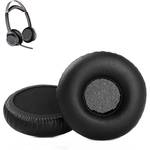 KAL-Coussinets De Remplacement Compatibles Avec Plantronics Voyager Focus Uc B825 B 825 Casques Oreillettes Avec Cuir Protéiné Plus Doux/Mousse À Mémoire