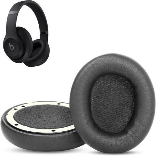 KAL-Coussinets De Remplacement Compatibles Avec Beats Studio Pro Wireless Bluetooth Casque Oreillettes Avec Cuir Protéiné Plus Doux/Mousse À Mémoire