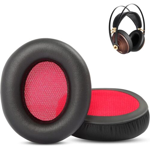 KAL-Prime Coussinets De Remplacement Compatibles Avec Meze 99 Classics/Meze 99 Neo Casques Coussins (Cuir Protéiné/Mousse À Mémoire De Forme)