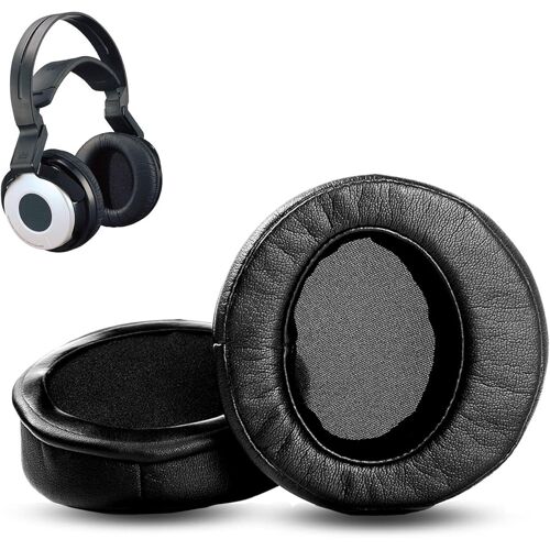KAL-Coussinets D'Oreille Compatible Avec Sony Mdr-Rf5000 Mdr-Rf6000 Mdr-Rf6500 Mdr-Rf7000 Headphones Coussinets D'Oreille De Rechange En Cuir Protéiné Doux Et Mousse À Mémoire De Forme