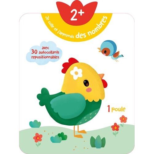 Je Colle Et J'apprends Des Nombres 2+ - Avec 30 Autocollants Repositionnables