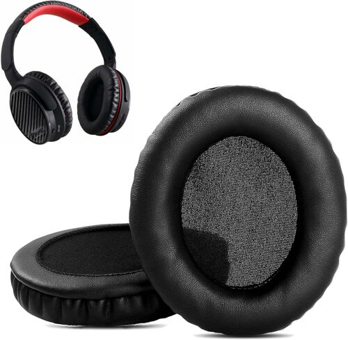 KAL-Coussinets D'Oreille Compatible Avec Ausdom Anc7 Anc 7 Headphone Coussinets D'Oreille De Rechange En Cuir Protéiné Doux Et Mousse À Mémoire De Forme