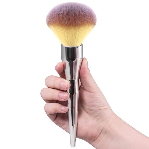 Pinceau De Fond De Teint, Grande Brosse À Poudre Pinceau De Maquillage Durable À Plat Arqué De Qualité Supérieure