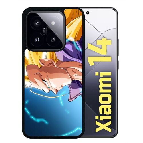 Coque Pour Redmi 14 - Dragon Ball Gt Trunks Super Saiyan 3 - Silicone - Noir