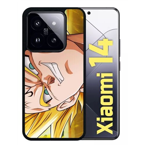 Coque Pour Redmi 14 - Dbz Majin Vegeta Super Sayen - Silicone - Noir