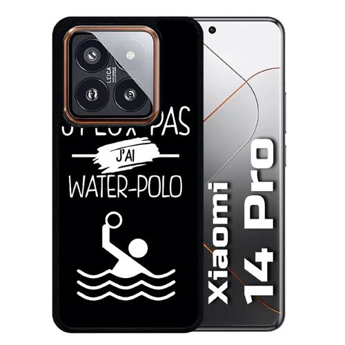 Coque Pour Redmi 14 Pro - J Peux Pas J Ai Water Polo 2 - Silicone - Noir