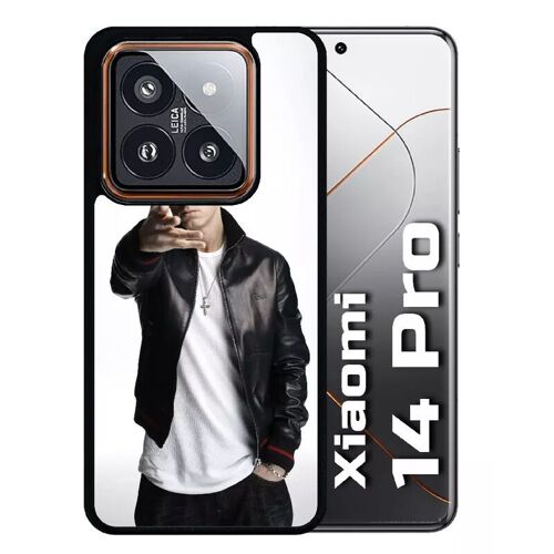 Coque Pour Redmi 14 Pro - Hip Hop Rap Us Eminem - Silicone - Noir