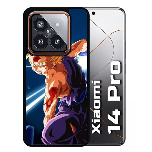 Coque Pour Redmi 14 Pro - Dragon Ball Z Gohan Kamehameha - Silicone - Noir