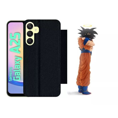 Etui À Rabat Pour Galaxy A25 - Dragon Ball Z Prend Soin De Ta Mere - Simili-Cuir - Noir