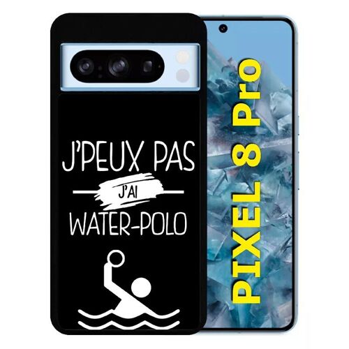 Coque Pour Pixel 8 Pro - J Peux Pas J Ai Water Polo 2 - Silicone - Noir