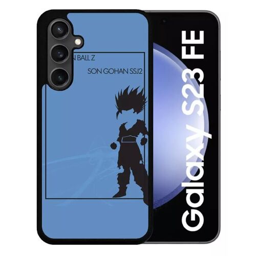 Coque Pour Galaxy S23 Fe - Dragon Ball Z Son Gohan Ssj2 - Silicone - Noir