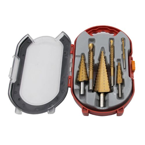 6 Pcs Step Foret Saw Drill Set Hss Foret Foret
